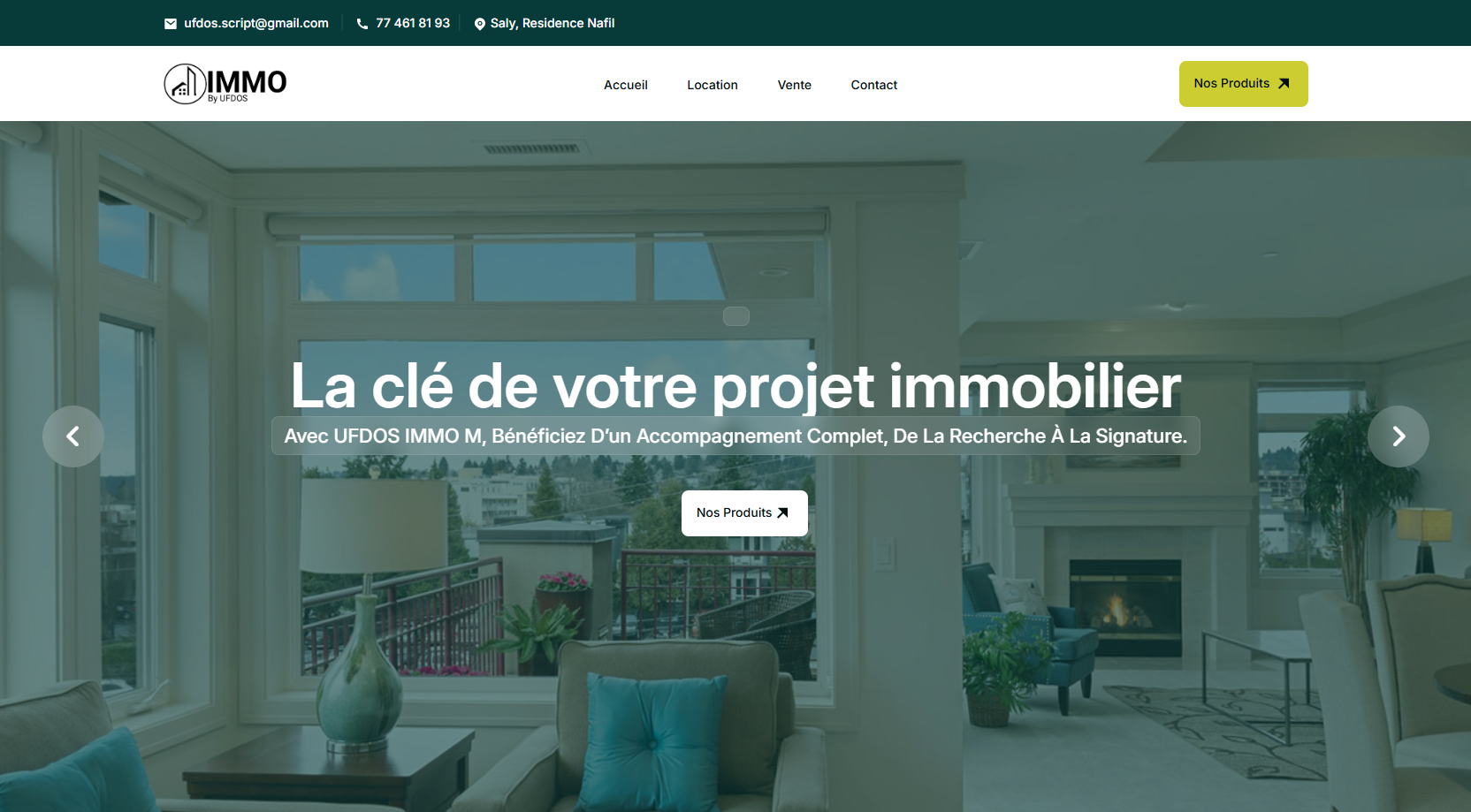 Immobilier – Modèle 1