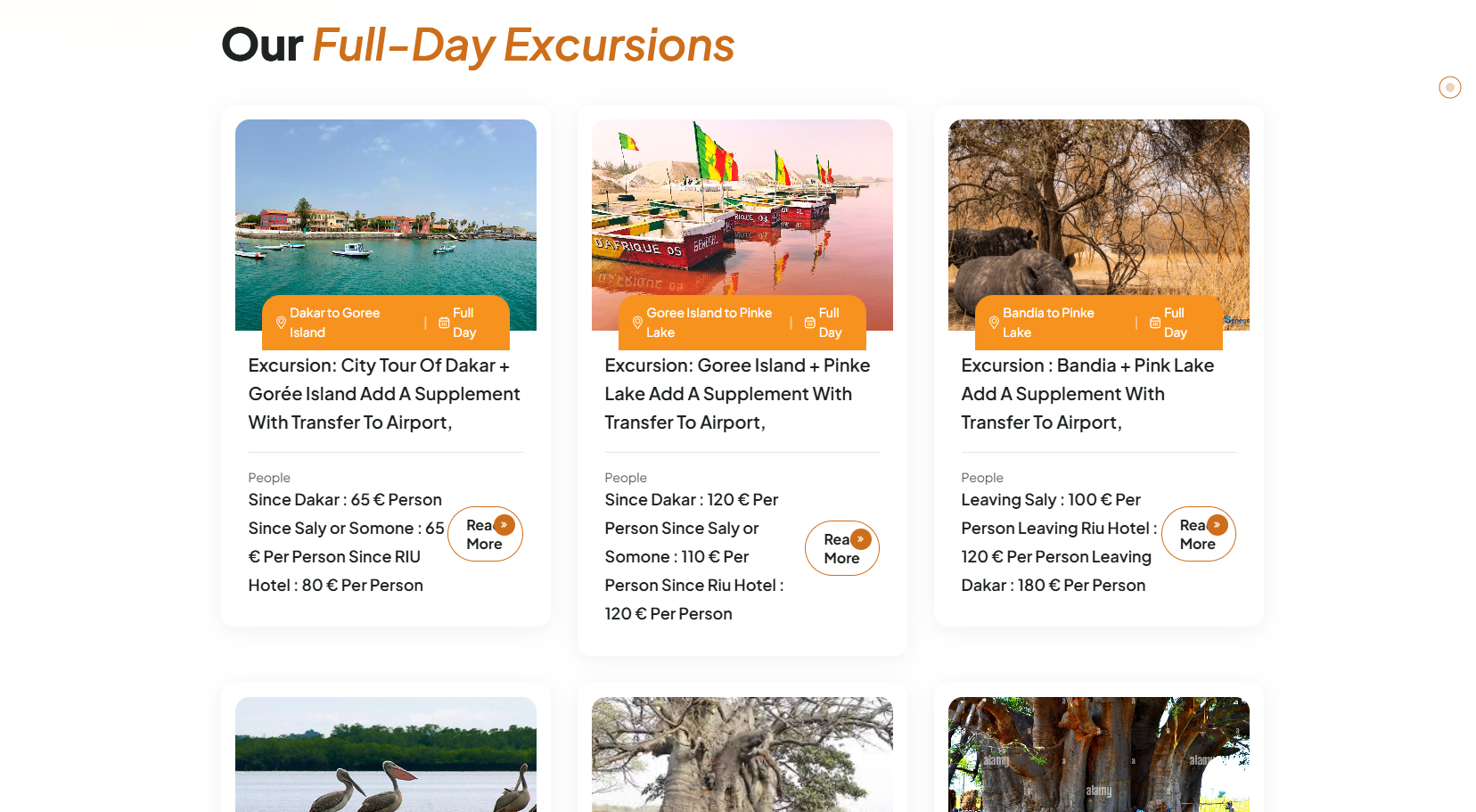 SENEGAL TRAVEL EXCURSION – Site de présentation et système de gestion