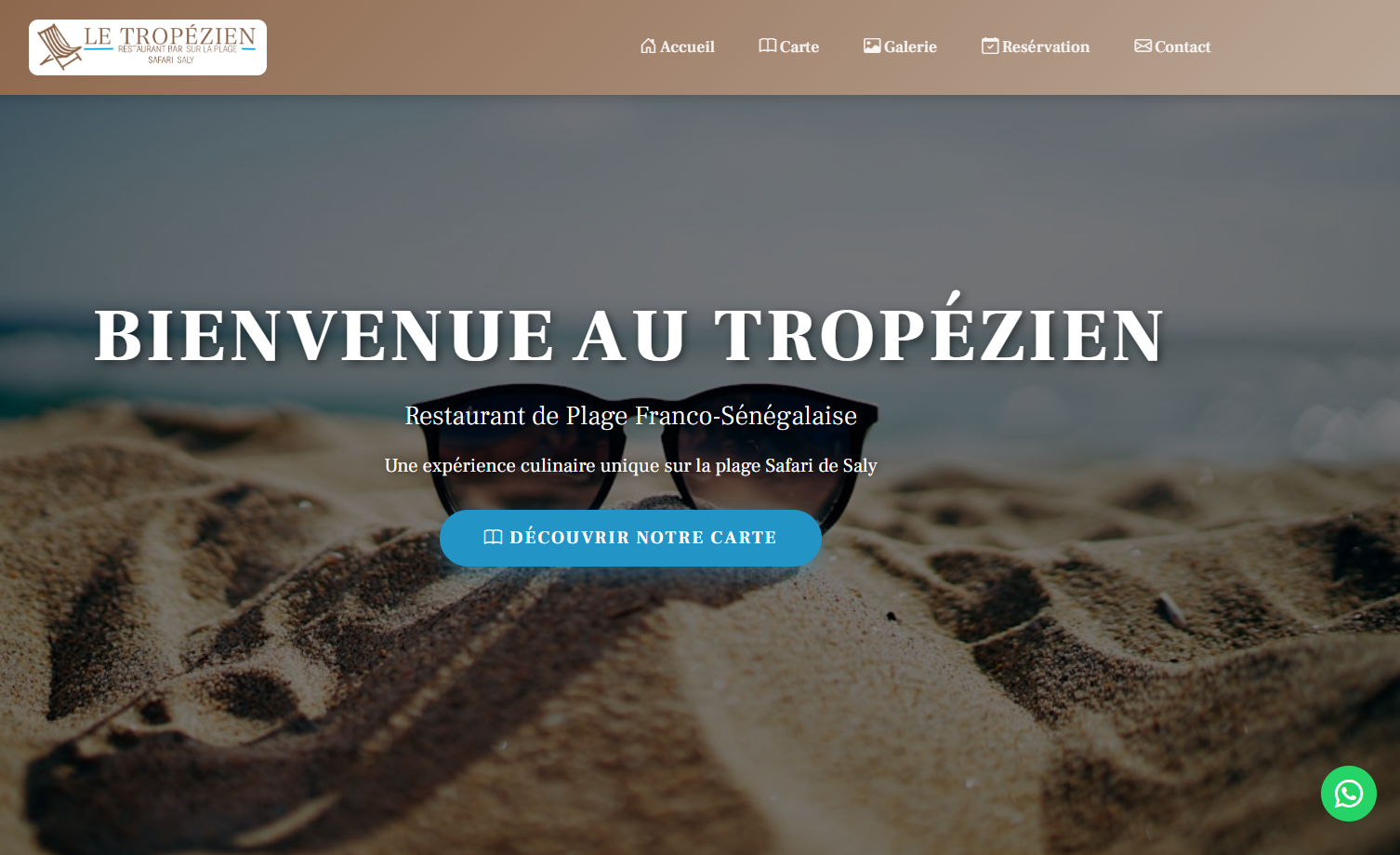 Plateforme Digitale – Restaurant de Plage