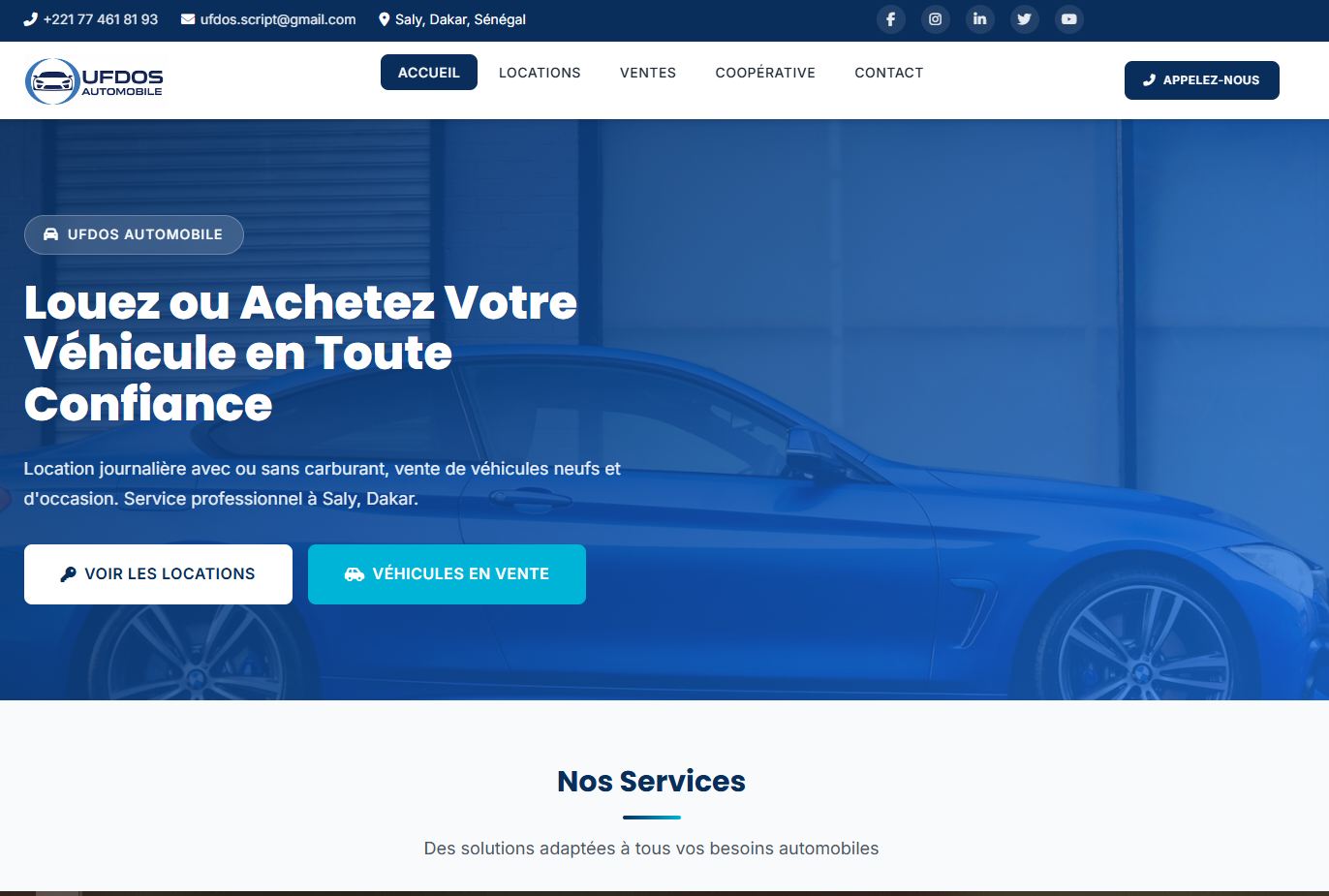 Modèle Agence de Location & Vente de Véhicules